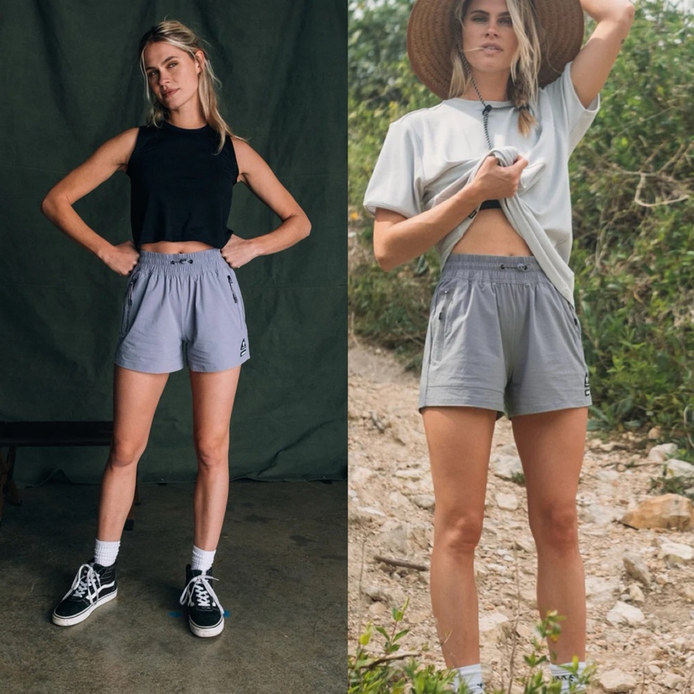 Women's Athletic Shorts in Gray